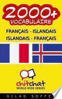Télécharger le livre libro 2000+ Français - Islandais Islandais - Français Vocabulaire