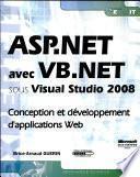 Télécharger le livre libro Asp.net Avec Vb. Net Sous Visual Studio 2008