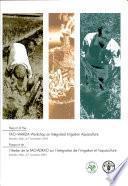 Télécharger le livre libro Rapport De L'atelier De La Fao-adrao Sur L'intégration De L'irrigation Et L'aquaculture