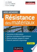 Télécharger le livre libro Aide-mémoire - Résistance Des Matériaux - 10e éd.