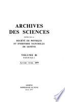 Télécharger le livre libro Archives Des Sciences