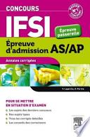 Télécharger le livre libro Concours Ifsi - Epreuve D'admission As/ap