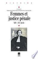 Télécharger le livre libro Femmes Et Justice Pénale