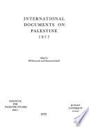 Télécharger le livre libro International Documents On Palestine