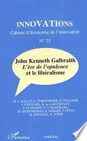 Télécharger le livre libro John Kenneth Galbraith