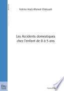 Télécharger le livre libro Les Accidents Domestiques Chez L'enfant De 0 à 5 Ans
