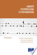 Télécharger le livre libro Liberté D'expression Et Diffamation