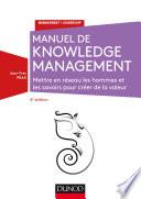 Télécharger le livre libro Manuel De Knowledge Management - 4e éd.