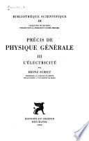 Télécharger le livre libro Précis De Physique Générale
