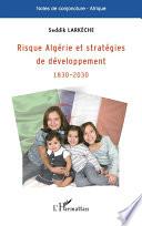 Télécharger le livre libro Risque Algérie Et Stratégies De Développement