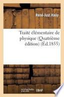Télécharger le livre libro Traite Elementaire De Physique (quatrieme Edition)
