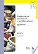 Télécharger le livre libro Transformation, Conservation Et Qualité Des Aliments