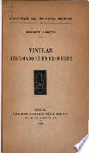 Télécharger le livre libro Vintras, Hérésiarque Et Prophète