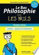 Télécharger le livre libro Le Bac Philosophie Pour Les Nuls, Nouvelle édition