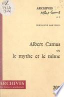 Télécharger le livre libro Albert Camus