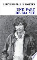 Télécharger le livre libro Une Part De Ma Vie