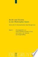 Télécharger le livre libro Recht Und Frieden In Der Philosophie Kants