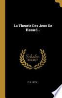 Télécharger le livre libro La Theorie Des Jeux De Hasard...