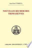 Télécharger le livre libro Nouvelles Recherches Thomasiennes