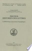 Télécharger le livre libro Photios Historien Des Lettres